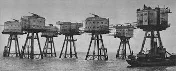 Image result for maunsell forts thames estuary