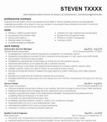 Managing and overseeing the service and parts departments' operations and scheduling; Automotive Service Manager Resume Example Livecareer
