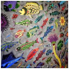 Maybe you would like to learn more about one of these? 36 Pike Place Market Fish Mural Art Tunnel Oh God My Wife Is German