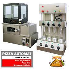 profi 3 maschinen set fur pizza kegel pizza automat fur gastronomie ideal fur cafes restaurants imbisse fastfood kette pizza kegel pizza pizzaofen kaufen