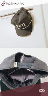Yeti Hat Yeti Outdoor Cap In Grey Super Comfortable And Breathable Material For Time In The Outdoors Only Worn Twice Fishing Yeti Hat Hats Yeti Accessories