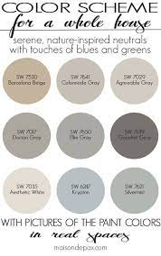 It's just the right amount of cream to make it not white but not yellow or tan either. A Color Scheme For A Whole House See Paint Colors In Real Spaces In This Home Tour Full Of Lovely Paint Colors For Home Farmhouse Paint Farmhouse Paint Colors