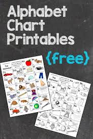 Alphabet Chart Printables A To Z Teacher Stuff Printable