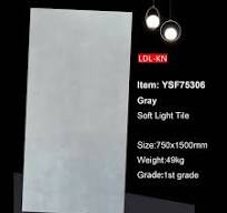 Dense Surface Anti-Scratch Gray OEM ODM Custom Soft Light Bedroom Floor Tile