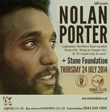 New dates and DVD with soul legend Nolan Porter