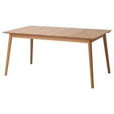 Hattholmen Utdragbart Bord Utomhus Eukalyptus Ljus Ek Ikea In 2020 Light Oak Extendable Dining Table Table
