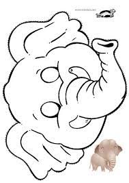 Elephant Mask Animal Masks For Kids Animal Crafts For Kids Animal Crafts