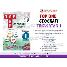 Setiap bab memfokuskan keperluan pengetahuan asas pelajar tentang bentuk, ciri, ruang serta persekitaran dalam melahirkan pelajar. Top One Geografi Tingkatan 1 Kssm Edisi 2020 Buku Kerja Pelangi Shopee Malaysia