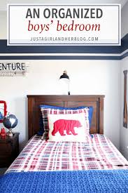 Then you pick out their clothes for the week and place them in the drawers for the day they are to be worn. An Organized Boys Bedroom Abby Lawson