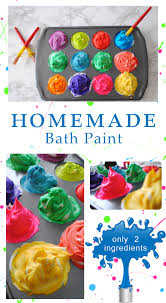 Smith & vandiver, bath party fizzie fun, 2.2 oz (60 g). Homemade Bath Paint With Shaving Cream So Easy One Beautiful Home