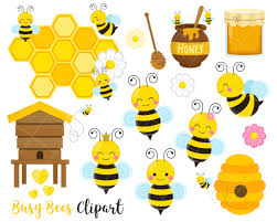 Download Busy Bee Clipart Bees Bee Hive Clipart Honey Clipart Flowers By My First Invite Thehungryjpeg Com