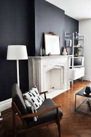 Black And White Fireplace Wall Always Love Black White Rooms The Mix Of Modern And Vintage Decor Home Living Room Interior Living Room Wall