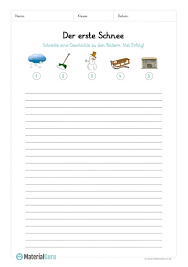 Diese übungen, lernzielkontrollen und klassenarbeiten stehen kostenlos zum download und ausdrucken bereit. Ein Kostenloses Arbeitsblatt Zum Thema Winter Auf Dem Die Schuler Eine Bildergeschichte Zum Buchstabenerkennung Bildergeschichten Grundschule Unterricht Ideen