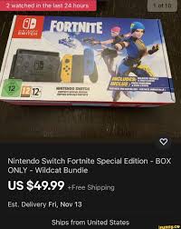 The developer supported, community run subreddit dedicated to the fortnite: 2 Watched In The Last 24 Hours Ninteni Fortnite Nintendo Switch Fortnite Special Edition Box Only Wildcat Bundle Us 49 99 Free Shipping Est Delivery Fri Nov 13 Ships From United States Ifunny