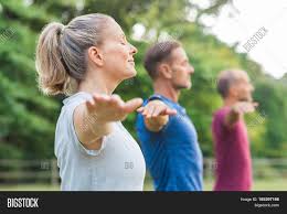 We recommend practicing yoga on a high quality non slip yoga mat to protect your hands, knees, and. Group Senior People Image Photo Free Trial Bigstock