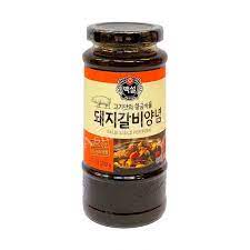Turn bag over several times to drain excess marinade off beef. Beksul Galbi Sauce For Pork 290g Pork Sauce Sauce Pork