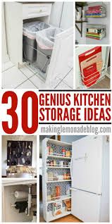 30 genius kitchen storage hacks + ideas