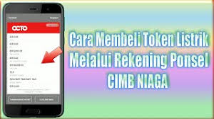 Cara Membeli Token Listrik Melalui Rekening Ponsel Cimb Niaga Youtube