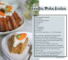 Karottenkuchen zu ostern ist ein klassiker. What Ina Loves Karottenkuchen Mit Mohn