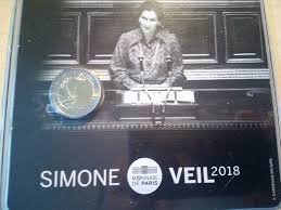 Les cendres de simone veil et de son époux antoine, décédé. 2 Euros Simone Veil France Numista