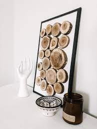 Diy This Wood Slice Wall Art For Less Than 10 Wood Wall Art Diy Modern Wall Art Diy Wood Art Diy