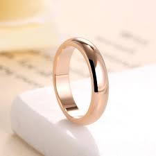 Our collection of 14 karat rose gold settings features a range of gorgeous styles. High Quality 4mm Wholesale Simple Ring Fashion Rose Gold Ring Men S An 2nitewear