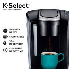 Keurig K Select Single Serve K Cup Pod Coffee Maker Matte Black Walmart Com Keurig Coffee Makers Pod Coffee Makers Coffee Maker Reviews