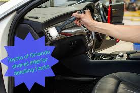 If that doesn't work, take the vehicle to a good detail shop. Detail The Interior Of Your Car Toyota Of Orlando Tips