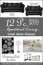 12 Pc Darcy Black Living Room Package White Furniture Living Room Room Packages Black Living Room