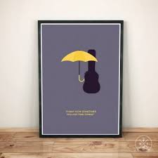 How imet your mother minimalist poster. Minimalist Poster Minimalist Movie Poster By Phincreative Print And Ship Worldwide