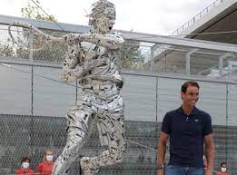 Roland garros has unveiled a statue of rafael nadal on thursday, ahead of the commencement of the french open, the second grand slam championship of the 2021 season. Lr0cgjifh8ex3m