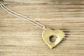Bullet Necklace Shot Through The Heart Brass Necklace With Etsy Ireland