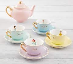 Porcelain Princess Tea Set Toy Kitchen Accessories In 2021 Disney Princess Tea Set Porcelain Tea Set Disney Princess Tea Party