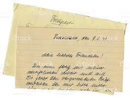 How to post a letter in germany. World War Two German Letter And Envelope Stock Photo Download Image Now Istock