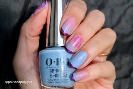 So it's time to try out something new, isn't it? Nail Art Blue Pink And Purple Nail Design When Colors Collide Challenge Polished Polyglot