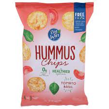 Lay's® brand garden tomato & basil flavored potato chips. Big Win Hummus Chips Tomato Basil 4 Oz