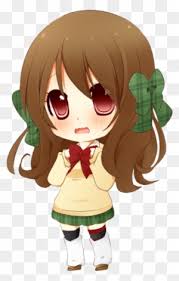 Hairstyles in anime what do they mean anime amino. Free Chibi Girl With Brown Hair Chibi Girl With Wavy Hair Free Transparent Png Clipart Images Download
