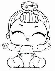 Coloring and drawing lol doll coloring pages little sisters lol lil sisters coloring pages from lol doll coloring pages printable. Lol Little Sister Coloring Pages Coloring And Drawing