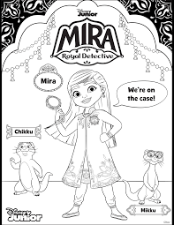 The spruce / wenjia tang take a break and have some fun with this collection of free, printable co. Enjoy These Three Mira Royal Detective Coloring Sheets Disney News