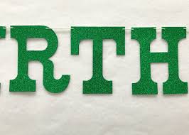 St Patrick's Day Birthday Banner