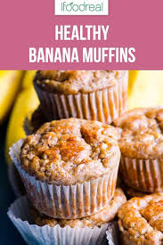 Healthy Banana Muffins Recipe With Applesauce Whole Wheat Flour And No Sugar Moist Easy Healthy Banana Muffins Banana Healthy Banana Muffin Recipe Healthy