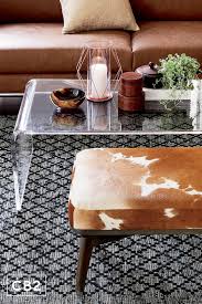 Peekaboo Acrylic Coffee Table Reviews Cb2 In 2020 Acrylic Coffee Table Coffee Table Modern Contemporary Living Room