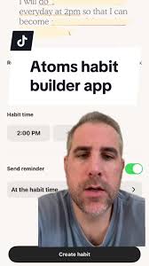 James Clear’s new habit building app Atoms in the app store #greenscreen  #habits #productivity #creativity #adhd #learnontiktok