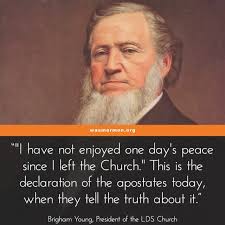 Apostates Can Never Have a Really Happy Day?