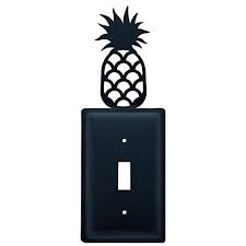 Village Wrought Iron Es 44 Pineapple Switch Cover Walmart Com In 2020 Iron Pineapple Pineapple Decor Wrought