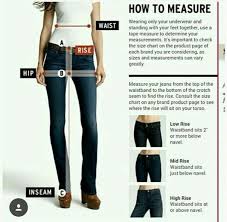 It is around 7 inches (18 cm) below the natural waist. Rise Description How To Measure Waist Pants For Women Fashion Pants