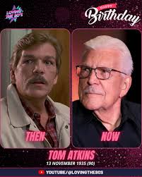 Tom Atkins turns 90 today! 🎂 #TomAtkins #HorrorLegend #ThenAndNow