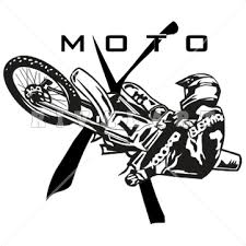 Black And White Bike Clipart Sports Clipart Image Of Dirt Bike Trick Motox Super Cross Graphic Black White Logo Design Digital Motokross