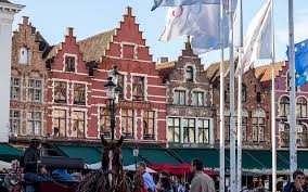 Booking.com has been visited by 1m+ users in the past month Hd Wallpaper Belgium Brugge Markt Main Square Belgique Belgica Brujas Wallpaper Flare