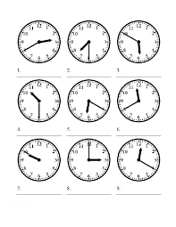 Telling The Time Worksheet Time Worksheets Telling The Time Worksheets Telling Time Worksheets